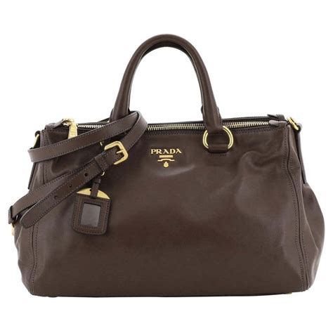 prada bn2866|Prada Argilla Soft Calf Double Zip Convertible Tote Bag BN2866.